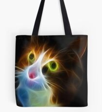 <º))))>< U LIGHT UP MY LIFE CAT VERSION TWO CARD/PICTURE<º))))>< Tote Bag