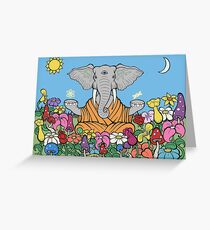 Third Eye Elephant Greeting Card