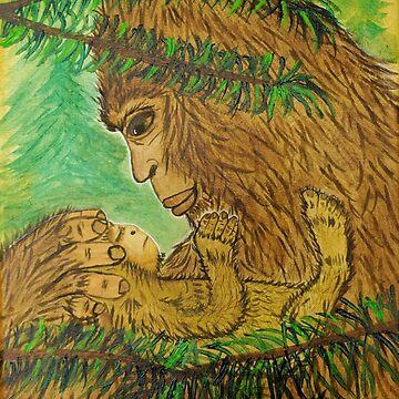 Artwork thumbnail, Little Bigfoot by CarolOchs