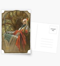 The Elf King throned Postcards