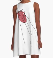Sputnik Schatz A-Linien Kleid