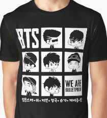 BTS WIR SIND BULLETPROOF Chibi Grafik T-Shirt