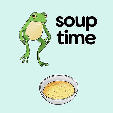 soup time frog' Travel Mug