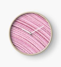 A Roll Of Pink Ribbon - Macro Clock