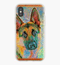 Colorful German Shepherd iPhone Case