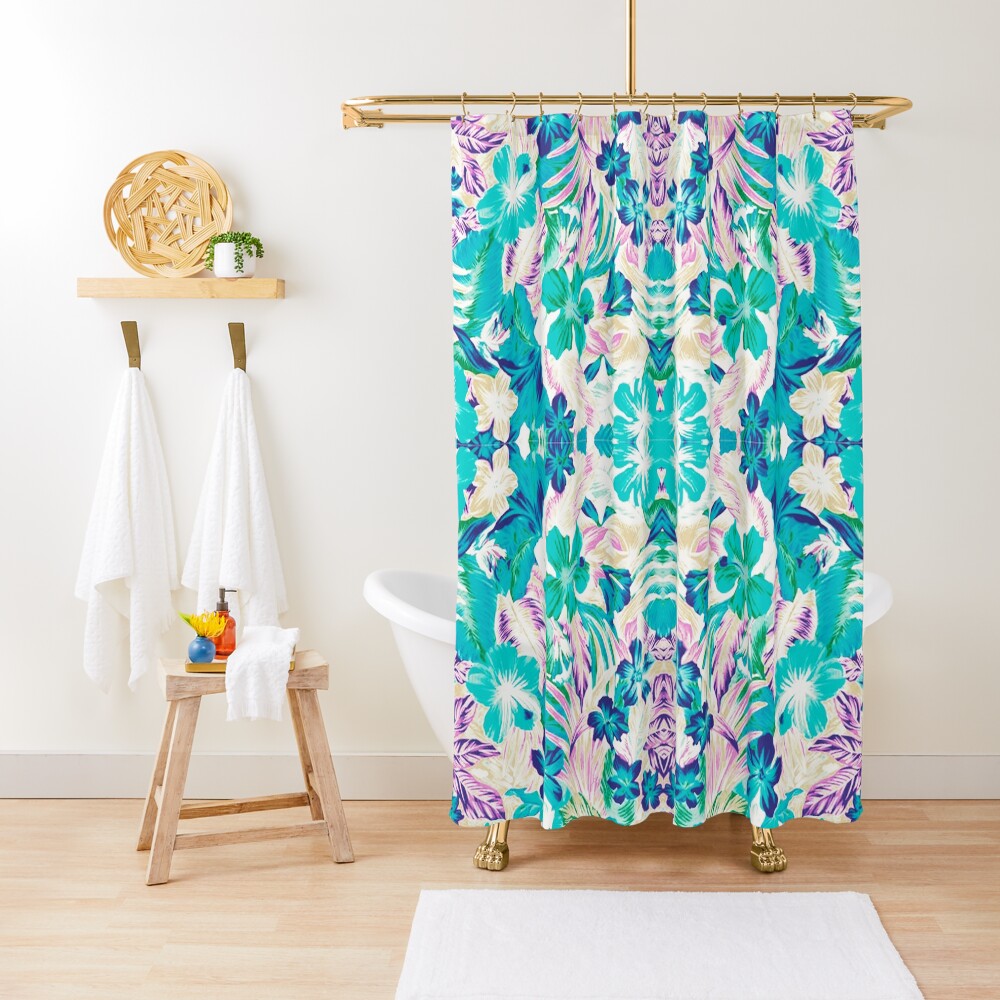 Hawaiian Style 2 Shower Curtain By Noramohammed Redbubble