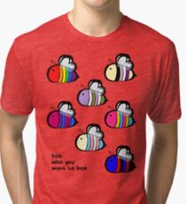 LGBT Pride Bee Swarm Tri-blend T-Shirt