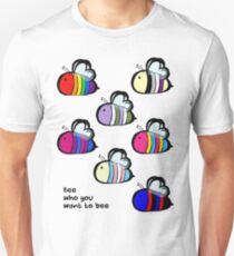 LGBT Pride Bee Schwarm Slim Fit T-Shirt