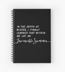 Cuaderno de espiral Verano invencible