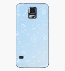 Pastell Galaxy-Blau Hülle & Klebefolie für Samsung Galaxy