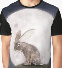 Night Rabbit Grafik T-Shirt