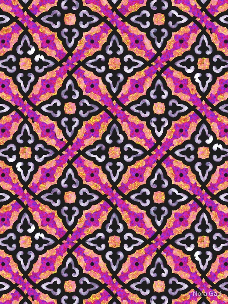 Purple pattern (Burberry style) by NoraMohammed