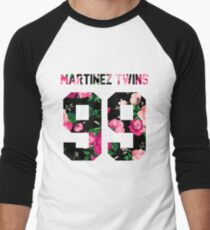 Martinez Twins - Colorful Flowers Men's Baseball ¾ T-Shirt