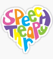 Speech Pathology Love - Color Sticker