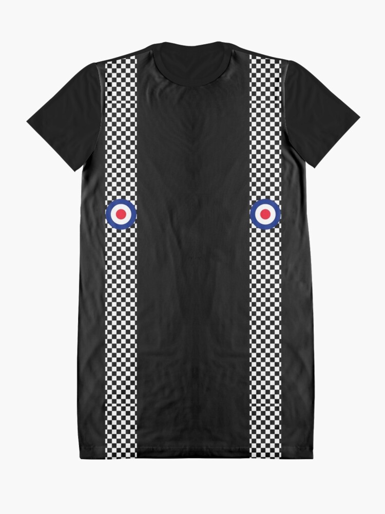 Alternate view of Classic Target Roundel Racing Checkers Graphic T-Shirt Dress