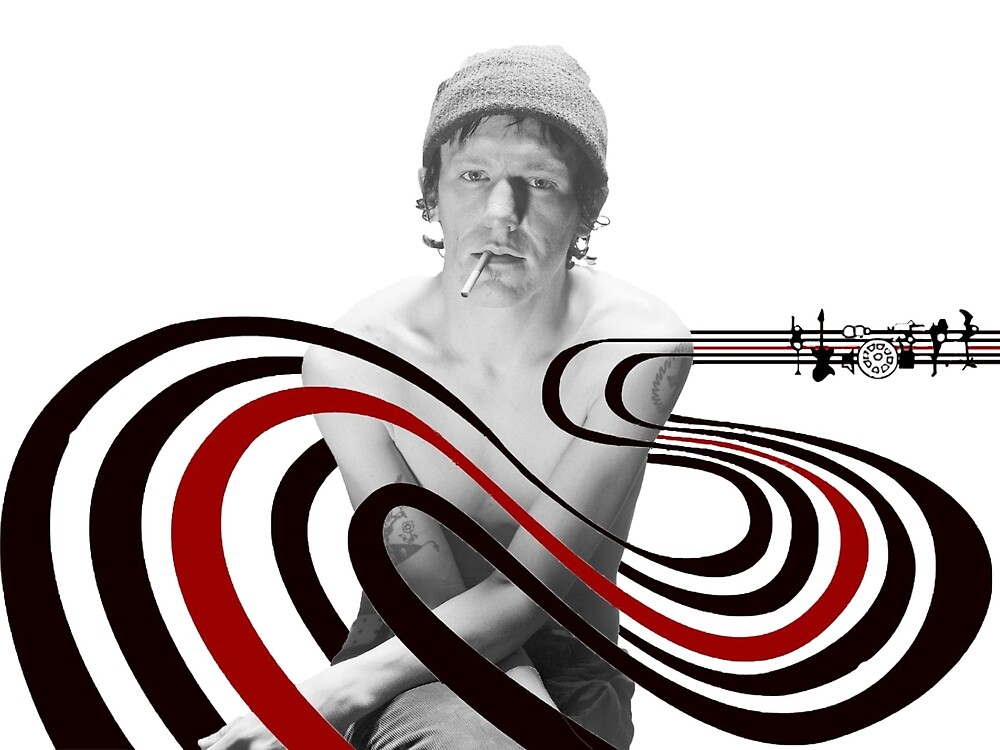 Elliott Smith Figure Mural By Cforward Redbubble