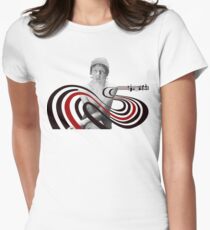 Elliott Smith Figure 8 Mural Women's Fitted T-Shirt