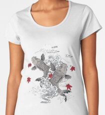 Japanese Koi Graphic Design Women's Premium T-Shirt