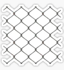 Wire Chair link fence Sticker