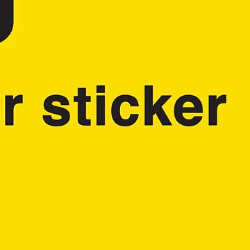 sticker for sticking Sticker for Sale by adoraroara