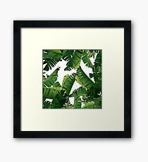 Banana Leaves Green Framed Print