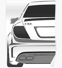 C63 AMG Poster