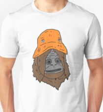 The orange hat monkey Unisex T-Shirt