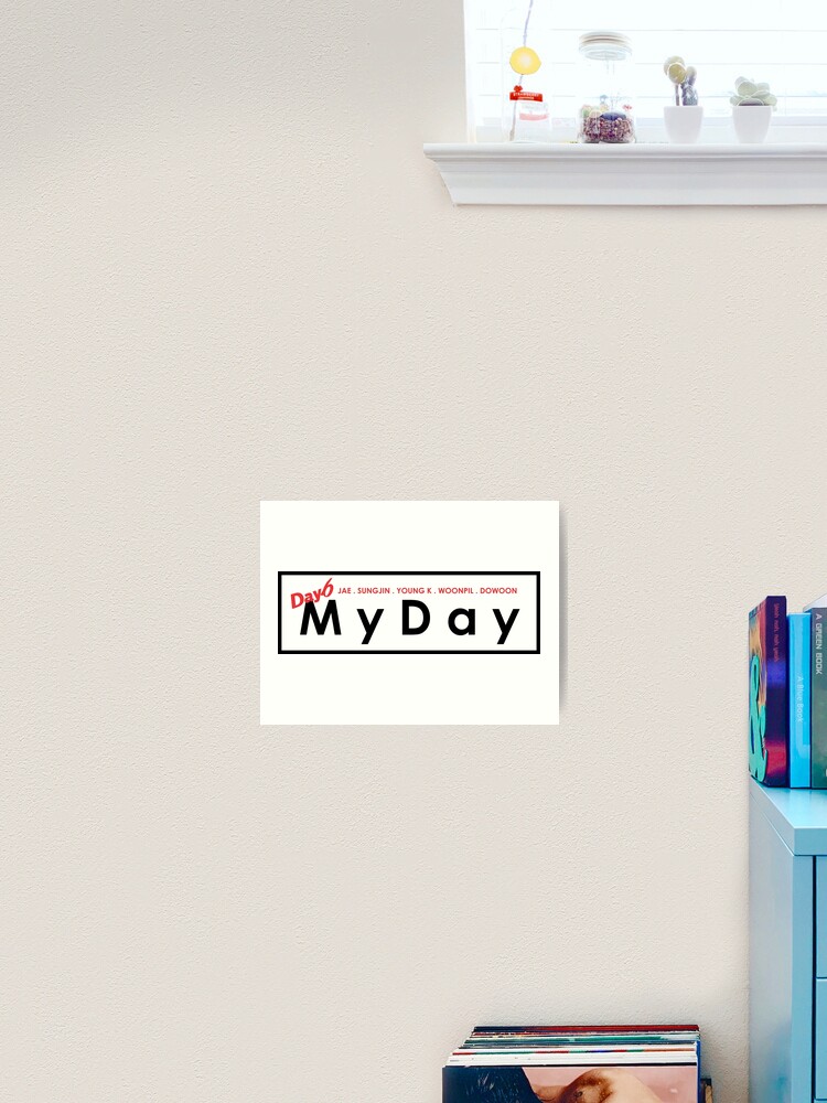 My Day Day 6 Member Name Art Print By Yeongwonhikpop Redbubble