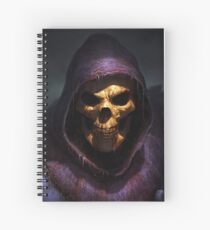 Skeletor Realistic Spiral Notebook