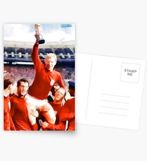 England win the world cup in 1966 Postkarten