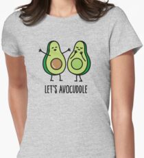 Let's avocuddle Tailliertes T-Shirt