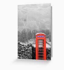 Colourful Call Greeting Card