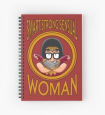 Smart Strong Sensual Woman Spiral Notebook