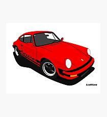 My own 911 in red Photographic Print