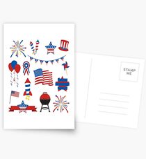Independence Day t shirt for men,women Postcards