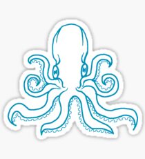 Octopus Outline Variant 2 Sticker