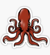 Colored Octopus Variant 2 Sticker