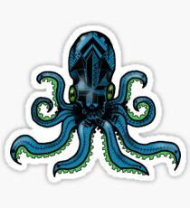 Colored Octopus Variant 5 Sticker
