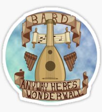 Pegatina De todos modos aquí está Wonderwall