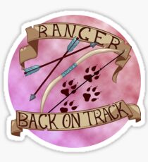 Back On Track Sticker