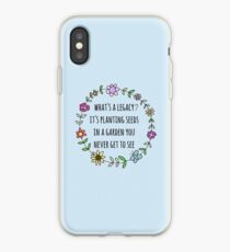 hamilton legacy quote design iPhone Case