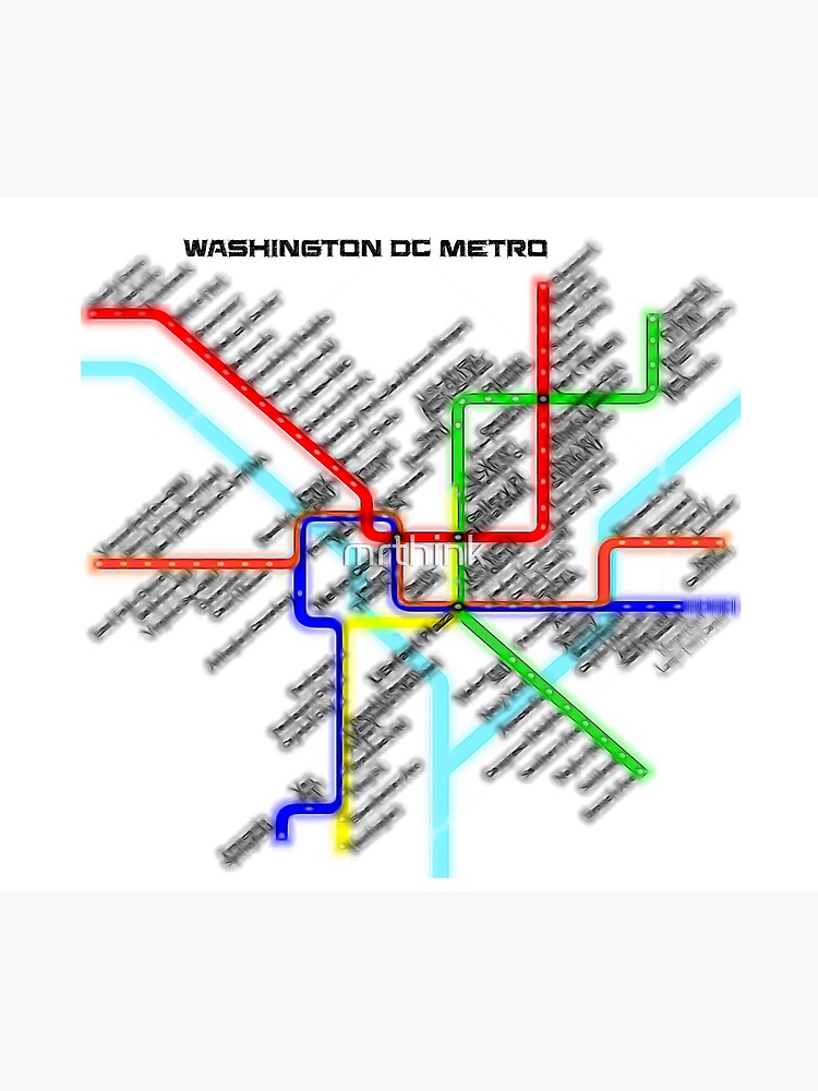 Washington DC Metro Map by mrthink