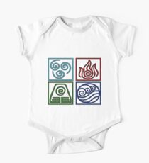 The Four Elements -Avatar One Piece - Short Sleeve