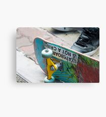Skateboarding is not a Crime Leinwanddruck