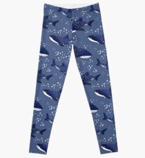 Starry Whale Sharks (Dark version) Leggings