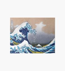 Große Welle aus Kanagawa von Hokusai Wandteppich Vektorisierte HD-Qualität (Klicken Sie auf Artist Notes) Galeriedruck