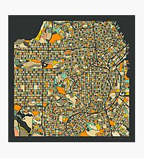 SAN FRANCISCO MAP Photographic Print