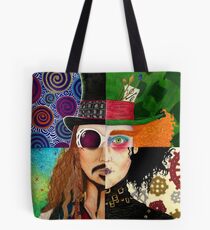 Johnny Depp Character Collage Tote Bag
