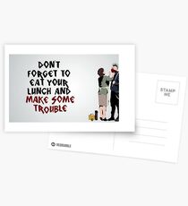 "Don't Forget Your Scarf" - Banksy Postcards