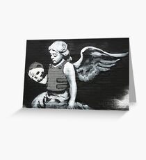 "Cherub" - Banksy Greeting Card